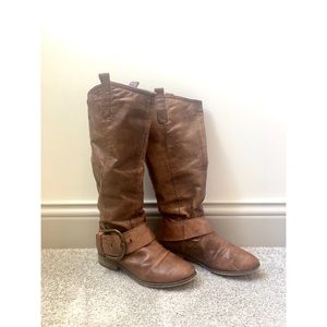 Steve Madden Ruckuss Brown Boots